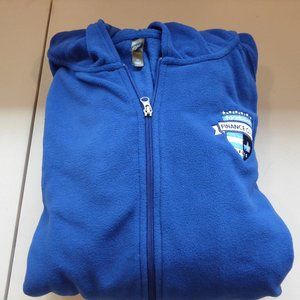 2015 Facebook Finance Club Fleece One Piece Zipper Pajamas/Jumpsuit Never Used